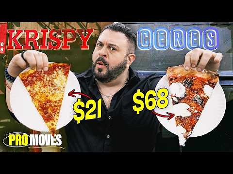 $21 vs. $68 Pizza! Adam Richman Eats NYC's Best Old School & New School Slices | Pro Moves