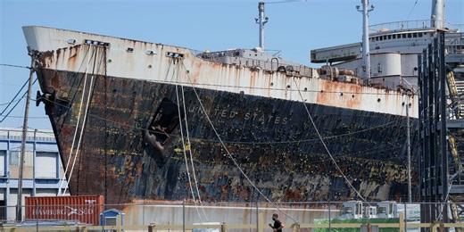 Historic ocean liner could soon become the world’s largest artificial reef