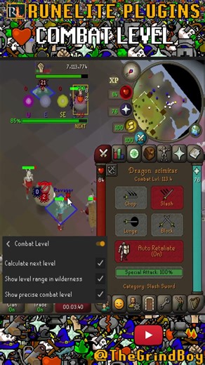 RuneLite Plugins #11 - Combat Level #osrs