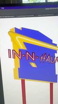 Giving the In-N-Out logo a spooky redesign! #logos #spooky #halloween #redesign #FallIntoShorts