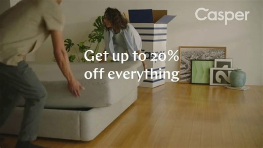 Casper TV Spot, 'Less Back Pain: $20 Off Everything'