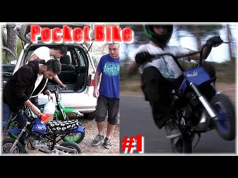 POCKET BIKE - PRESENTATION POCKET CROSS + WHEELING !