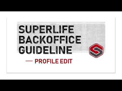 SuperLife Backoffice Guide