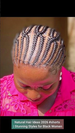 Natural Hair Ideas 2026 #shorts | Stunning Styles for Black Women #braids #naturalhair #2026