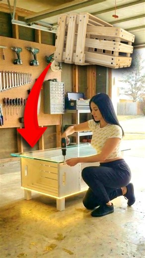 Beautiful coffee table, so easy to make 😍😍😍