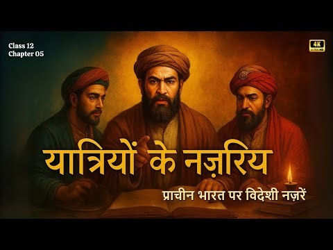 NCERT Class 12 History Ch 5: यात्रियों के नज़रिए | Al Biruni, Ibn Battuta & Bernier Explained
