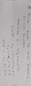 * Find dual of the following primal Problem.Maximize z=3x1​ 2... | Filo