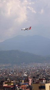 Incredible Landing of Dash 8 Q400 Kathmandu #FlyNepal | Fly Nepal