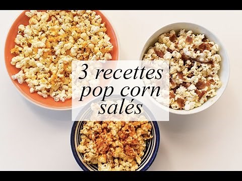 3 recettes de Pop-corn salés