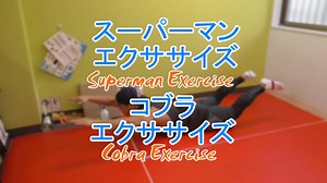 スーパーマンとコブラは腰を鍛えるバックエクステンション系筋トレ