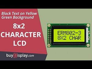 Tutorial: Connect Yellow 8x2 Character LCD Display Module to Arduino and 8051 Microcontroller