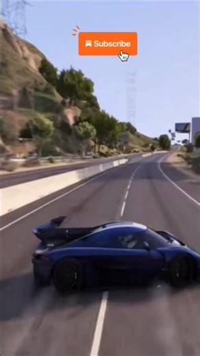 Driving a Koenigsegg Across the ENTIRE GTA V Map Without Taking Damage #viral #shorts #trending #gta