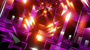 VJ Loop background of multicolored flashing lights.