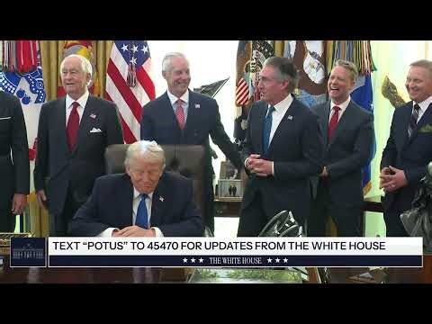 President Trump Signs Executive Orders, Jan. 30, 2026