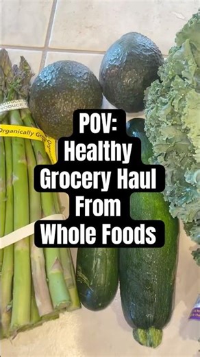POV: My Whole Foods Haul Unboxing 🛒 Amazon Prime Deals #shorts