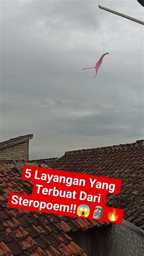 5 LAYANGA YANG TERBUAT‼️DARI STEROPOEM🔥🗿#unik#shorts