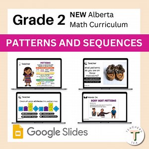 Grade 2 Math- Patterns and Sequences - Google Slides COMPLETE UNIT