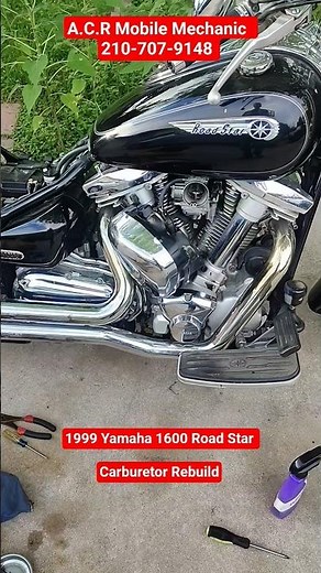 1999 Yamaha 1600 Road Star Carburetor Rebuild 1/2