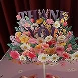 Pop Up Thank You Card - 3D Thank You Pop Up Card with Envelope Appreciation Gift for Parents Family Friends Colleague Teacher Doctor Nurse