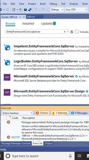 ✔️ Entity Framework Core Database First CRUD Operations in ASP.NET CORE Application