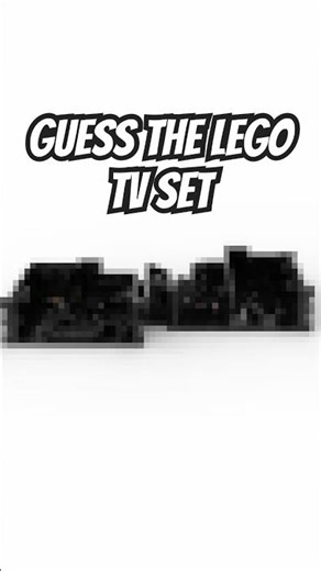 Can you guess this LEGO TV set! 🤔🏙️