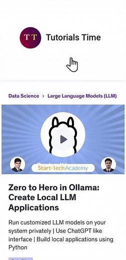 Zero to Hero in Ollama: Create Local LLM Applications