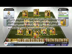 FIFA 13 | Ultimate Team FORMATION TUTORIAL 4-3-3 (Fast run through + clips!)