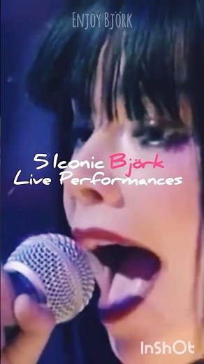 5 Iconic Björk Live Performances!! 🩷 #bjork #shorts