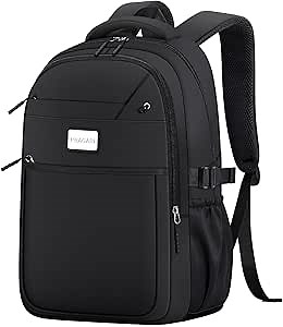 Aesthetic Backpack for School Cute Laptop Black Backpack Teens Girls Travel Casaul Daypack Lightweight Book Bags