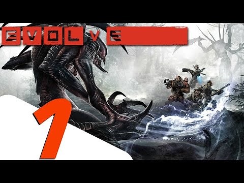 Evolve - Campaign Walkthrough Part 1 - Evacuation Wraith Monster