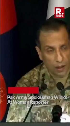 Pak Army Spokesperson Faces Backlash for Winking at Journalist