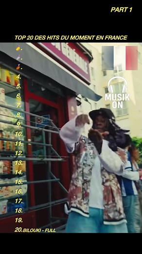 Top 20 des hits du moment en France - playlist Bilouki et favoris