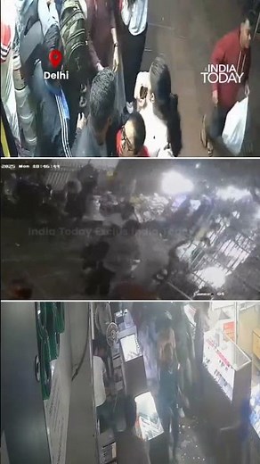 Delhi Blast News: CCTV Captures Chaos Moments After Red Fort Blast in Delhi | #redfortattack