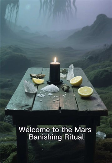 🧙🏼‍♀️Daily Spell using Mars for Banishing🪄🔮 #dailymagick #dailyspell #banishingspell #banishingritual #tuesdaymagic