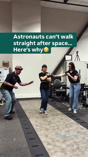 Why astronauts struggle to walk after space — explained by Christina Koch.