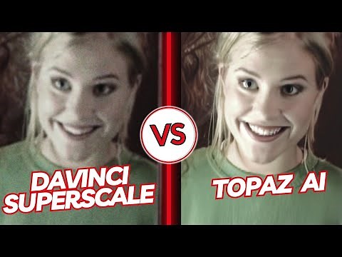 DaVinci Resolve Superscale vs Topaz AI Video Enhancer ⎮Canon EOS M Raw