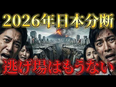 もはや都市伝説ではない。未来人、日月神示、AIが導き出した「2026年日本分断」のシナリオが完全に一致！【 地震 予言 最新 2026 】