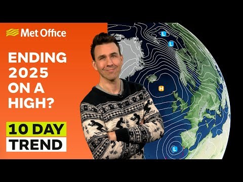 10 Day Trend 24/12/2025 – Will it turn colder later? – Met Office weather forecast UK