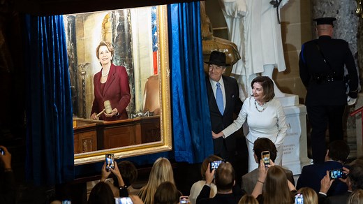 Watch: Nancy Pelosi unveils her portrait