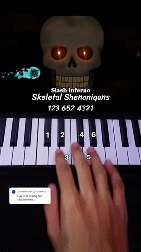 Skeletal Shenanigans - Geometry Dash (Easy Piano Tutorial)