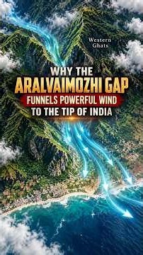 Why This Mountain Gap Funnels Powerful Winds to India's Southern Tip! 🌬️