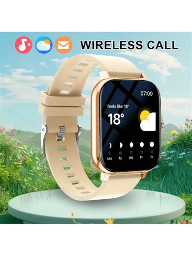 The New 2025 Smart Watch Child, 1.83-Inch Full Screen Touch Answering Calls Message Reminder, Pedometer Sports Date Alarm, Weather Forecast DIY Dial For Android/Ios | SHEIN