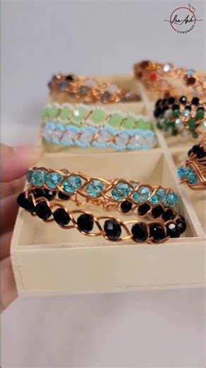 Bracelet making with beads | Basic 3-wire braid and different combinations #shortsvideo #bracelet