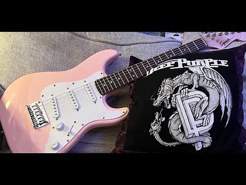 Squier Mini Stratocaster Shell Pink Review and Demo w/ Special Guest!