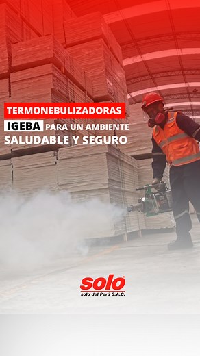Termonebulizadores IGEBA 👇⁣ ⁣ Tu mejor opción para el control de plagas 🦟 tanto en interiores como exteriores.⁣ ⁣ ✅ Certificado por la OMS para la aplicación de INSECTICIDAS para el control de VECTORES.⁣ ✅ Convierte cualquier producto líquido (desinfectante, insecticidas, fungicidas,etc) en NIEBLA de FINAS GOTAS.⁣ ✅ Mínimo consumo de energía, NO presenta PÉRDIDAS por goteo del insumo en aplicación.⁣ ✅ Construido con materiales RESISTENTES a altas y bajas temperaturas sin sufrir deformaciones.⁣