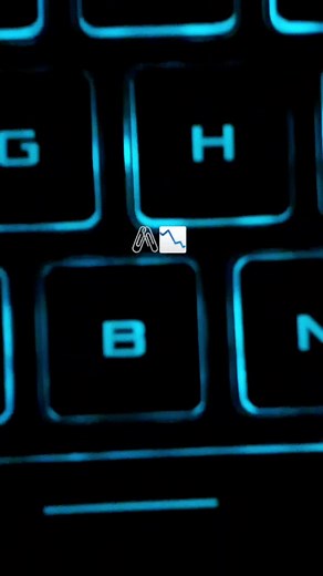 Illuminated Keyboard Close-Up: Colorful Backlit Keys