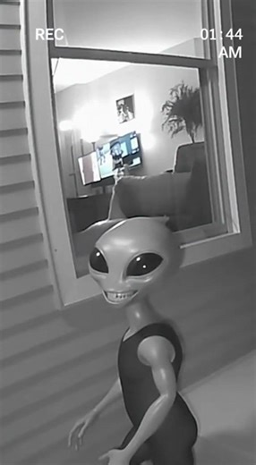 👽 Alien Caught on Doorbell Cam in Midnight Adventure! 🛸