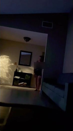 Caretaker Catches Bedridden Patient Standing on Camera at Night #shorts