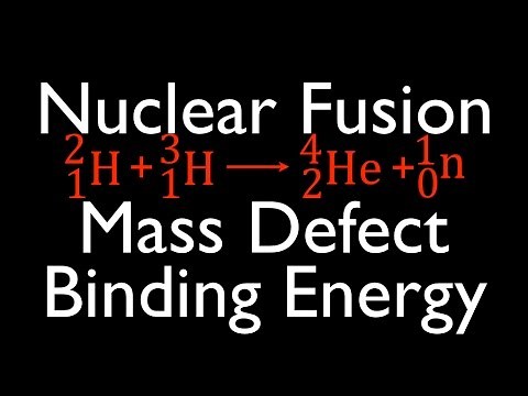 Mass Defect & Binding Energy (6 of 7), Nuclear Fusion