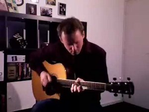 Acoustic guitar piece in open D minor tuning (Own song) + TAB